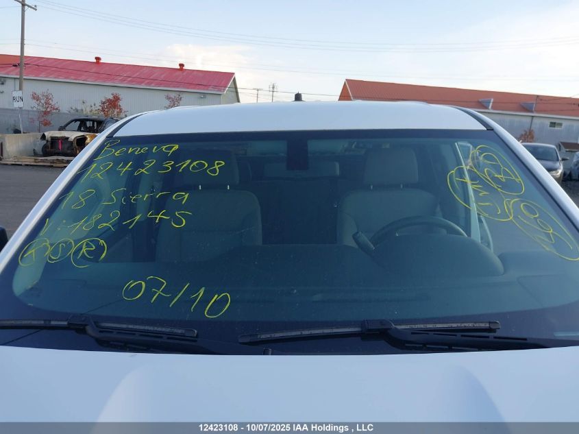 2018 GMC Sierra 1500 VIN: 1GTV2LEH5JZ182145 Lot: 12423108