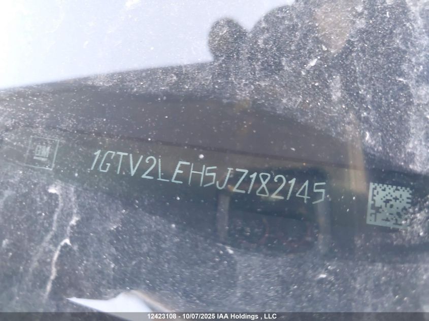 2018 GMC Sierra 1500 VIN: 1GTV2LEH5JZ182145 Lot: 12423108