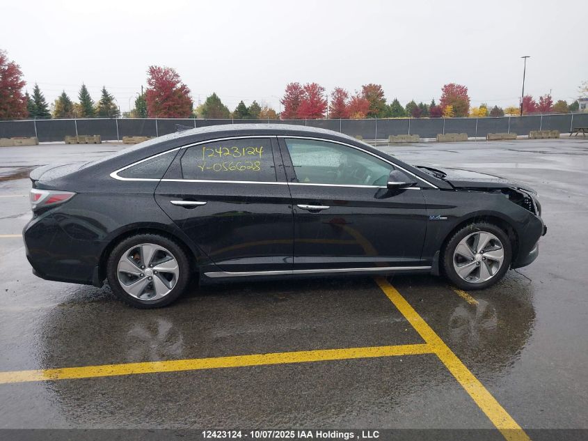 2017 Hyundai Sonata Hybrid Limited VIN: KMHE34L12HA056628 Lot: 12423124