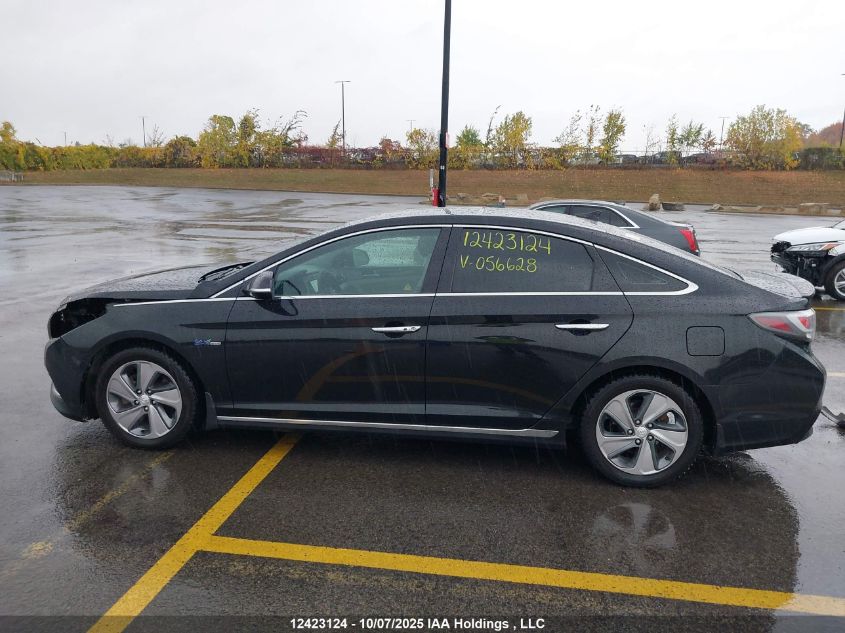 2017 Hyundai Sonata Hybrid Limited VIN: KMHE34L12HA056628 Lot: 12423124
