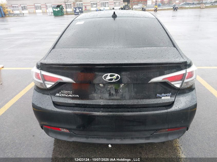 2017 Hyundai Sonata Hybrid Limited VIN: KMHE34L12HA056628 Lot: 12423124