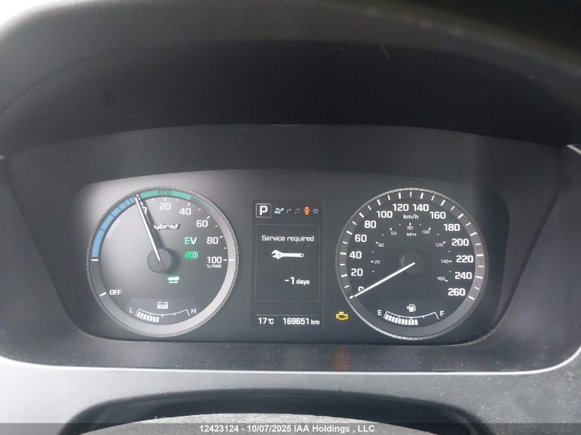 2017 Hyundai Sonata Hybrid Limited VIN: KMHE34L12HA056628 Lot: 12423124