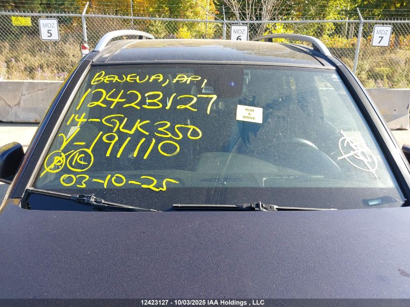 2014 Mercedes-Benz Glk 350 4Matic VIN: WDCGG8JB3EG191110 Lot: 12423127