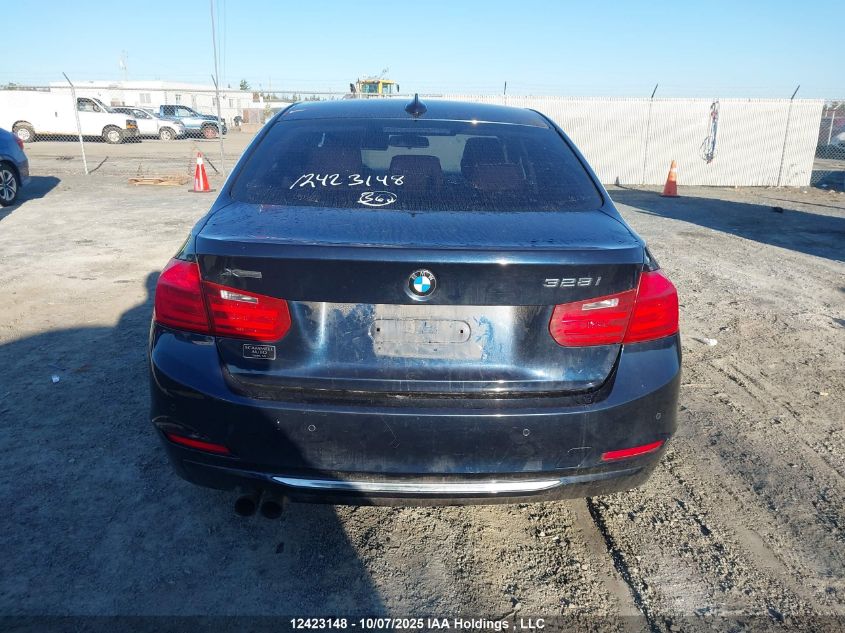 2013 BMW 328 Xi VIN: WBA3B3C56DF533342 Lot: 12423148