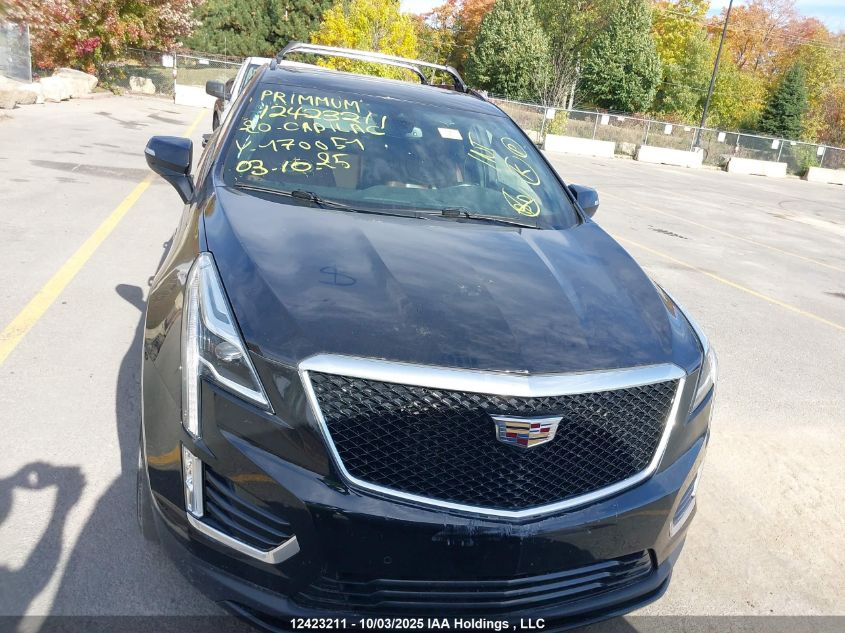 2020 Cadillac Xt5 Sport VIN: 1GYKNGRS7LZ170051 Lot: 12423211