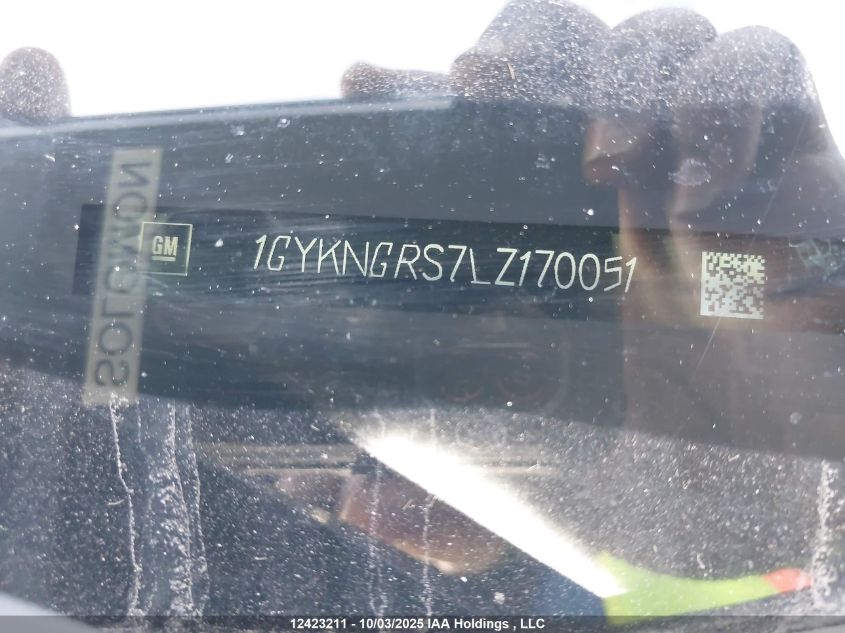 2020 Cadillac Xt5 Sport VIN: 1GYKNGRS7LZ170051 Lot: 12423211