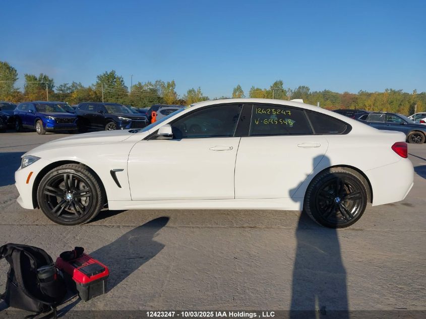 2018 BMW 4 Series VIN: WBA4J3C56JBG95548 Lot: 12423247