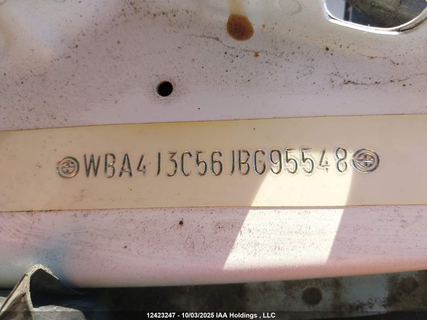 2018 BMW 4 Series VIN: WBA4J3C56JBG95548 Lot: 12423247