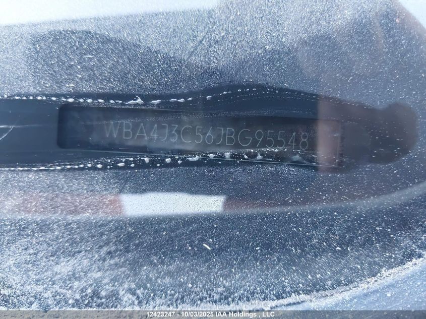 2018 BMW 4 Series VIN: WBA4J3C56JBG95548 Lot: 12423247