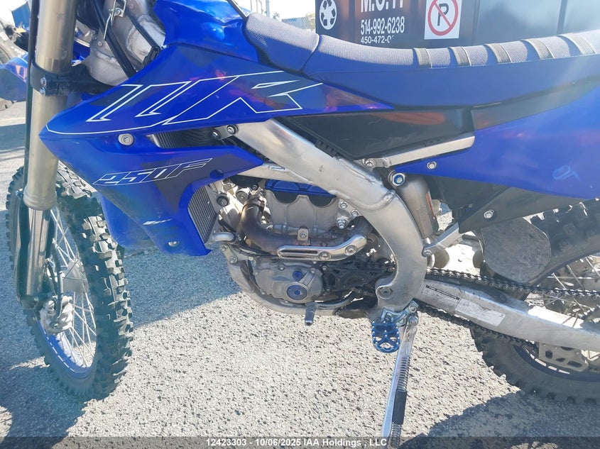 2022 Yamaha Wr250 F VIN: JYACG42W7NA003928 Lot: 12423303