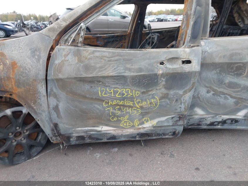 2015 Jeep Cherokee North VIN: 1C4PJMCS5FW754453 Lot: 12423310