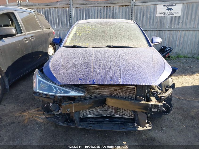 2020 Hyundai Elantra VIN: KMHD84LFXLU920986 Lot: 12423311