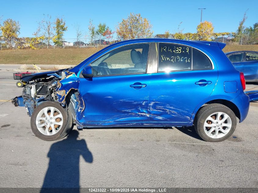 2019 Nissan Micra VIN: 3N1CK3CP7KL219676 Lot: 12423322