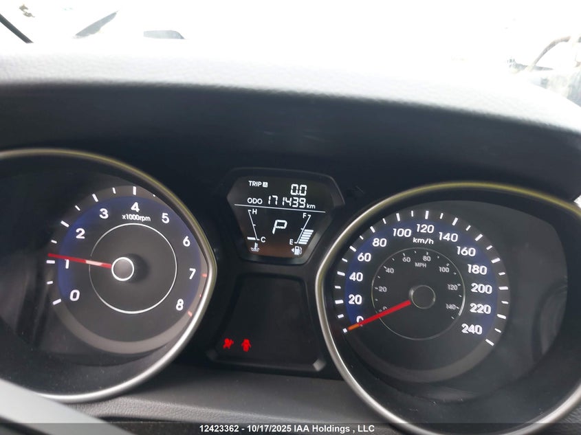 2012 Hyundai Elantra Gl VIN: 5NPDH4AEXCH070138 Lot: 12423362