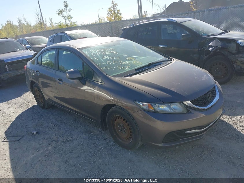 2HGFB2F44DH014965 2013 Honda Civic Lx auction photo 1