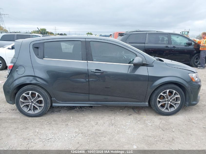 2018 Chevrolet Sonic Lt VIN: 1G1JD6SB2J4113834 Lot: 12423408