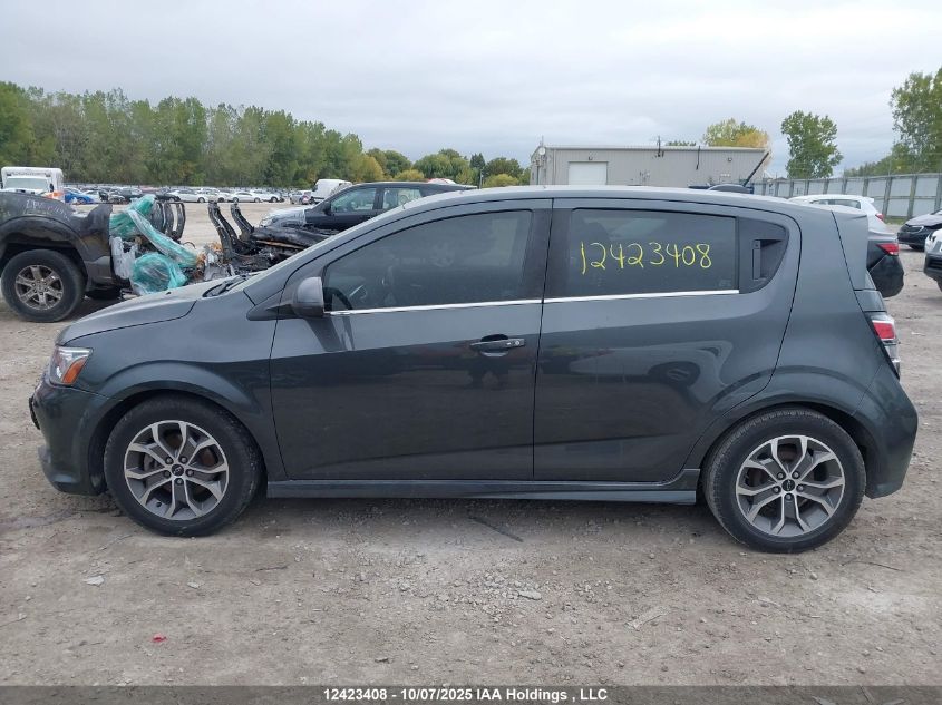 2018 Chevrolet Sonic Lt VIN: 1G1JD6SB2J4113834 Lot: 12423408