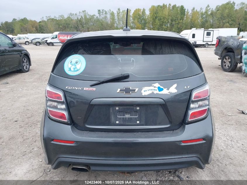 2018 Chevrolet Sonic Lt VIN: 1G1JD6SB2J4113834 Lot: 12423408