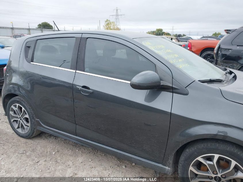 2018 Chevrolet Sonic Lt VIN: 1G1JD6SB2J4113834 Lot: 12423408