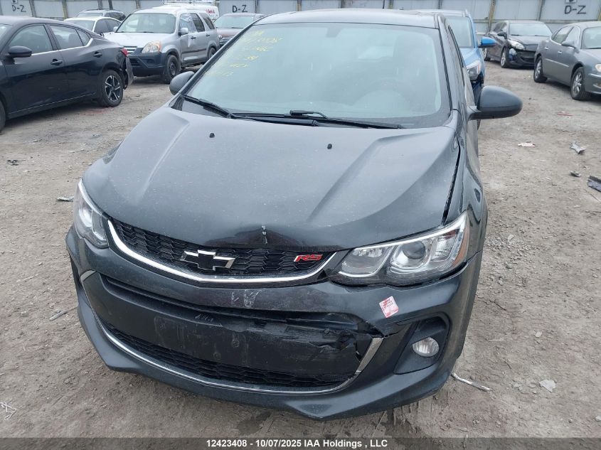 2018 Chevrolet Sonic Lt VIN: 1G1JD6SB2J4113834 Lot: 12423408