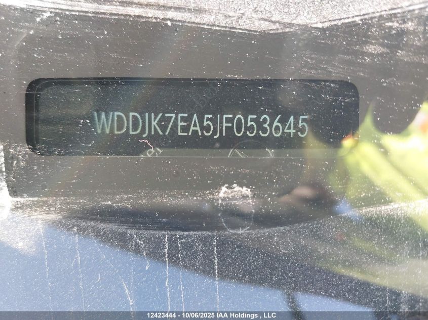 2018 Mercedes-Benz Amg Sl 63 VIN: WDDJK7EA5JF053645 Lot: 12423444
