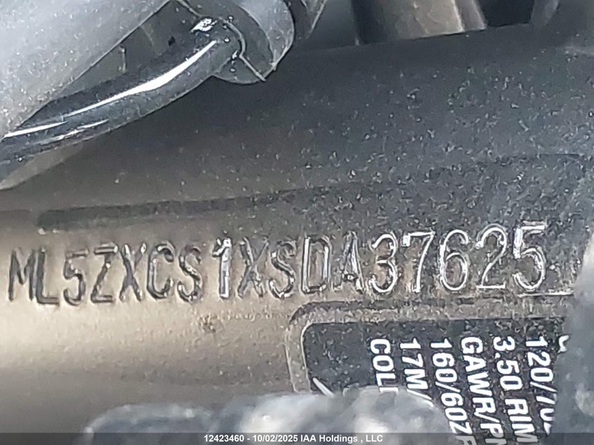 2025 Kawasaki Zx400 S VIN: ML5ZXCS1XSDA37625 Lot: 12423460