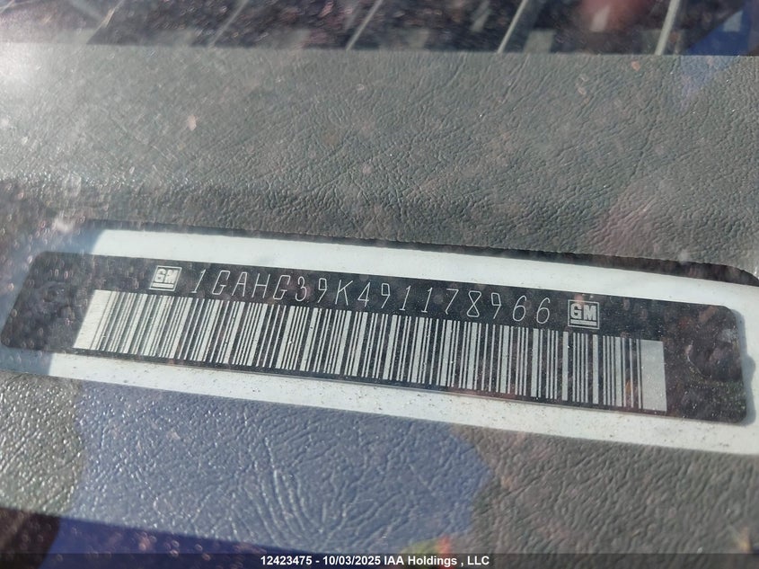 1GAHG39K491178966 2009 CHEVROLET EXPRESS photo no. 20