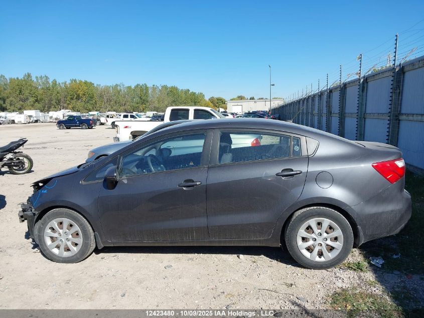 2014 Kia Rio Ex/Ex+/Lx/Lx+/Sx VIN: KNADM4A33E6378496 Lot: 12423480