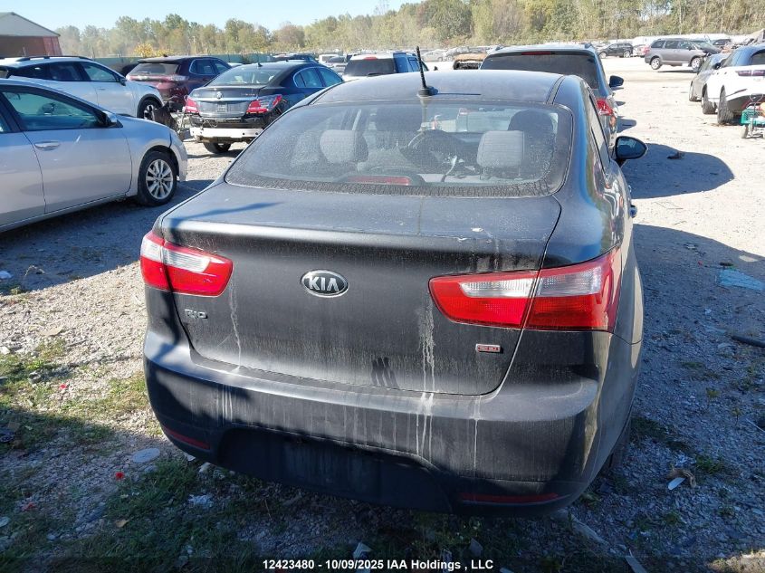 2014 Kia Rio Ex/Ex+/Lx/Lx+/Sx VIN: KNADM4A33E6378496 Lot: 12423480