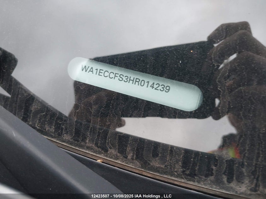 2017 Audi Q3 Premium VIN: WA1ECCFS3HR014239 Lot: 12423507