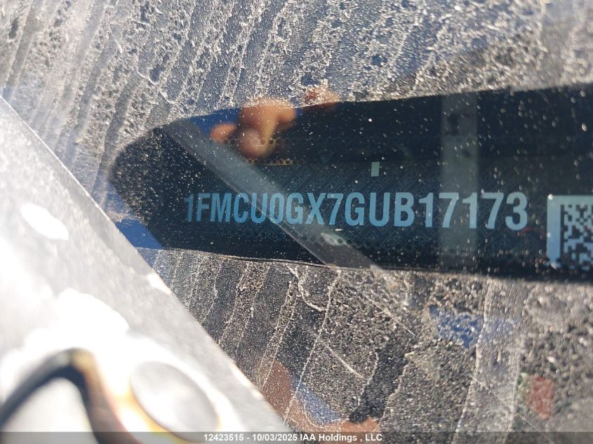 2016 Ford Escape Se VIN: 1FMCU0GX7GUB17173 Lot: 12423515