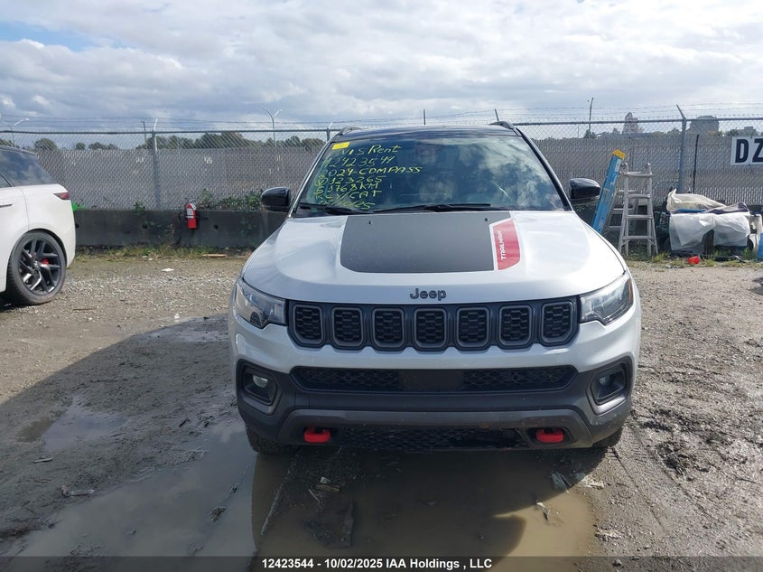 2024 Jeep Compass Trailhawk VIN: 3C4NJDDN2RT123265 Lot: 12423544