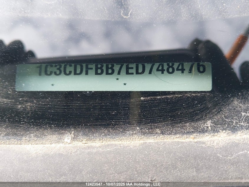 1C3CDFBB7ED748476 2014 DODGE DART photo no. 9