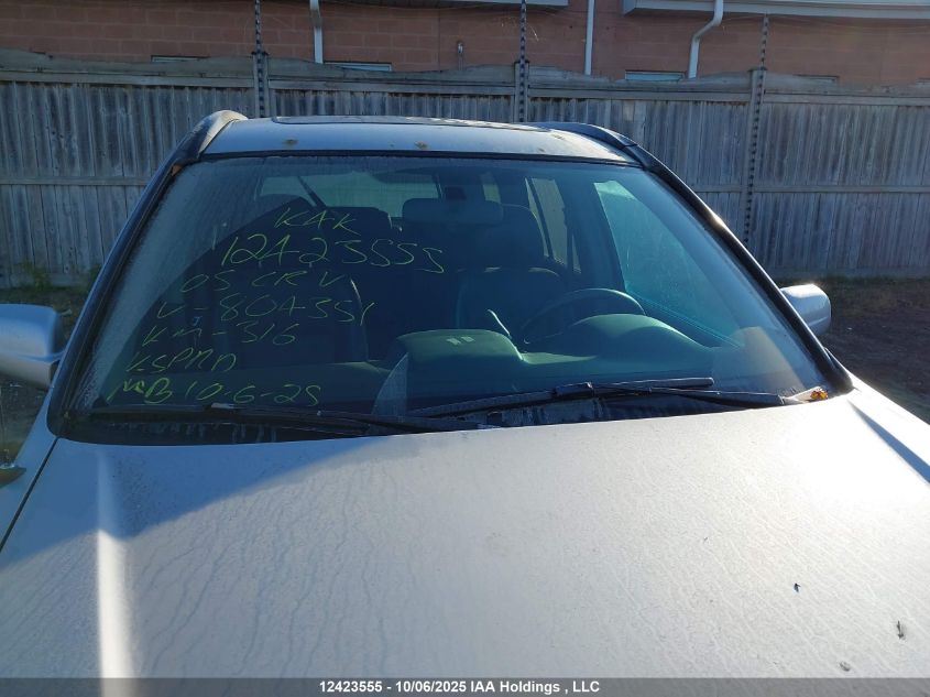 2005 Honda Cr-V Se/Ex VIN: JHLRD78945C804351 Lot: 12423555