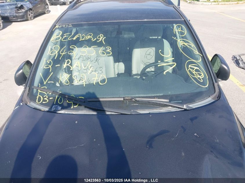 2012 Toyota Rav4 VIN: 2T3BF4DV2CW185270 Lot: 12423563