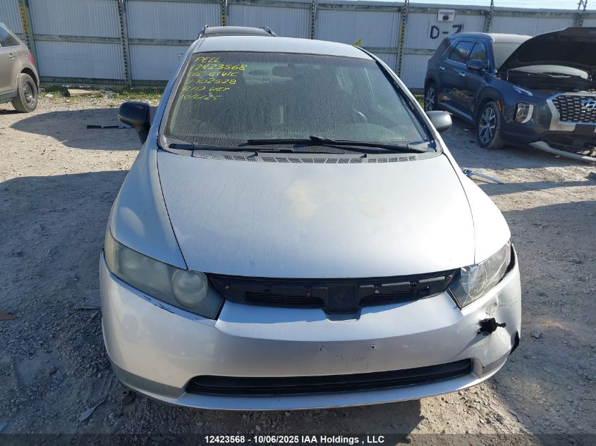 2008 Honda Civic Dx-G VIN: 2HGFA16428H102528 Lot: 12423568