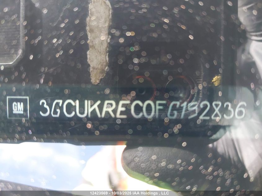 2015 Chevrolet Silverado 1500 1Lt/2Lt VIN: 3GCUKREC0FG152836 Lot: 12423569