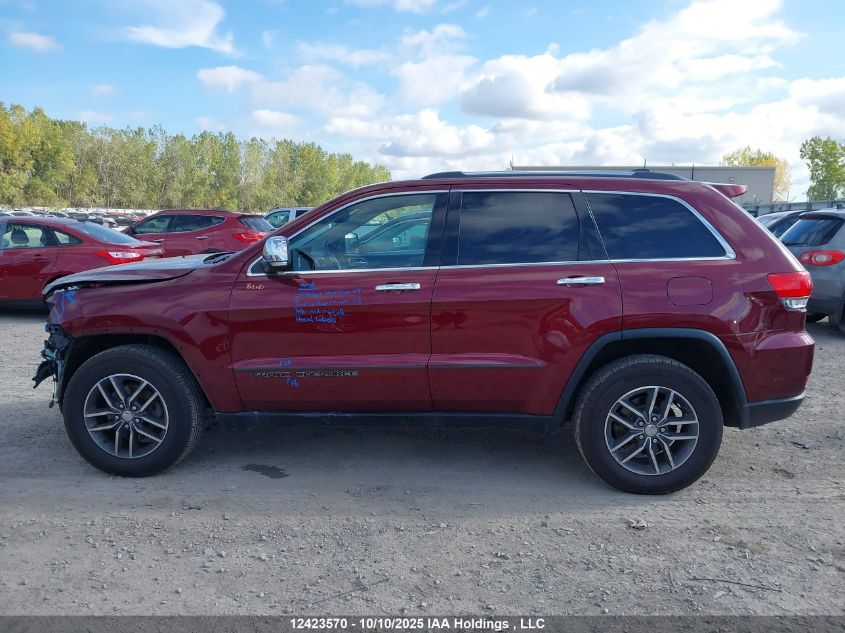 2017 Jeep Grand Cherokee Limited VIN: 1C4RJFBG3HC746745 Lot: 12423570