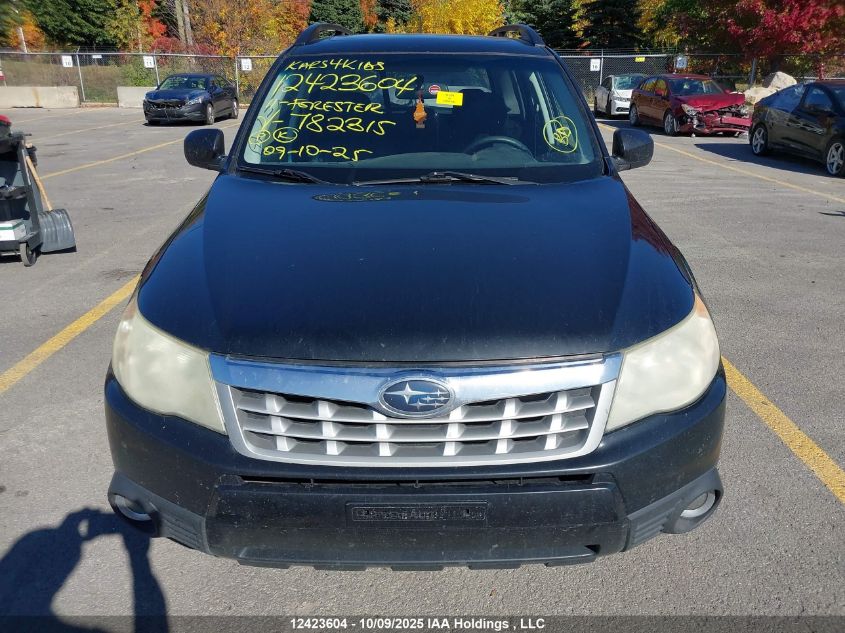 2011 Subaru Forester 2.5X Premium VIN: JF2SHCDC2BH782315 Lot: 12423604