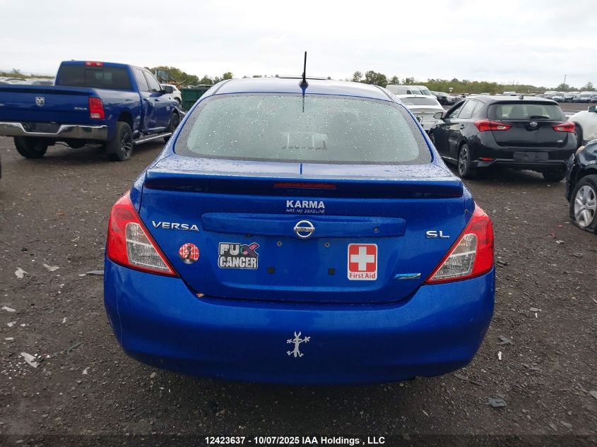 2014 Nissan Versa 1.6 S/1.6 Sl/1.6 Sv VIN: 3N1CN7AP6EL816128 Lot: 12423637