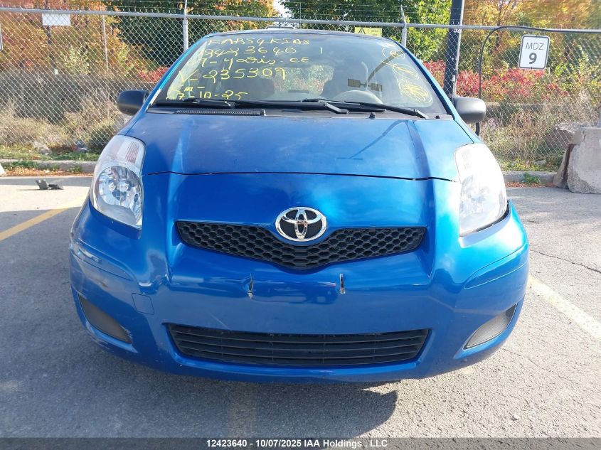 2009 Toyota Yaris Ce/Rs VIN: JTDJT923995235309 Lot: 12423640