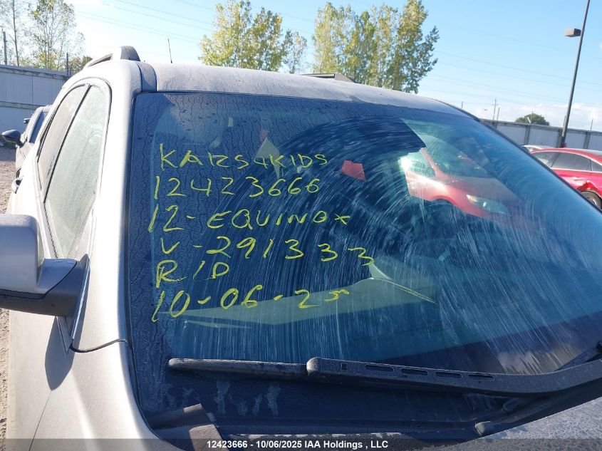 2012 Chevrolet Equinox Lt VIN: 2GNFLDE5XC6291333 Lot: 12423666