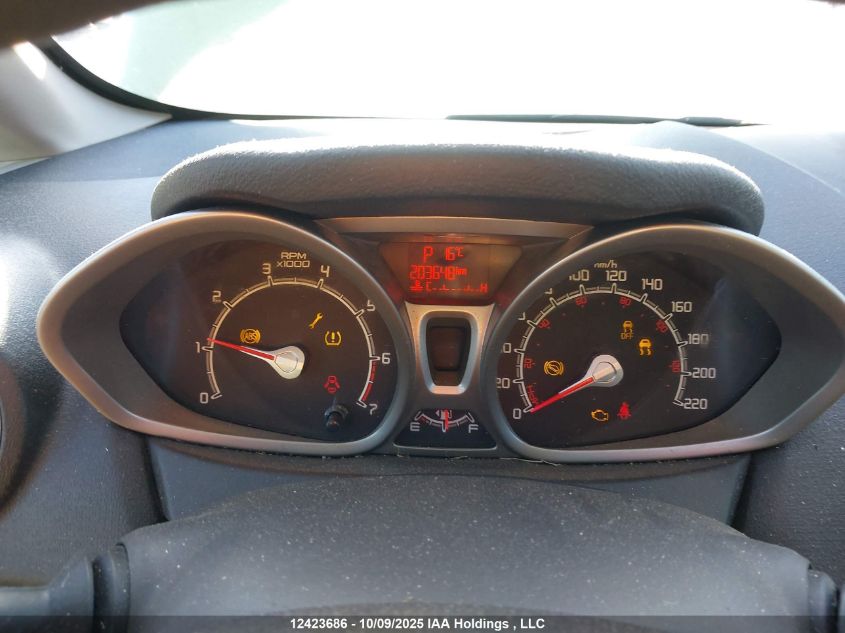 2013 Ford Fiesta Se VIN: 3FADP4EJ3DM197115 Lot: 12423686