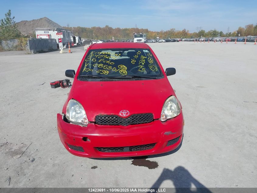 2005 Toyota Echo VIN: JTDKT123650085351 Lot: 12423691