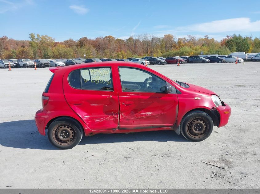 2005 Toyota Echo VIN: JTDKT123650085351 Lot: 12423691