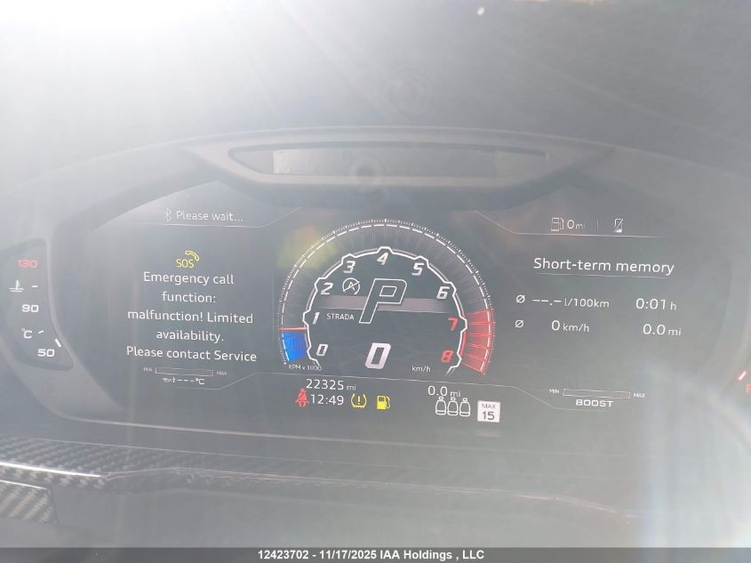 2021 Lamborghini Urus VIN: ZPBCA1ZL0MLA13812 Lot: 12423702