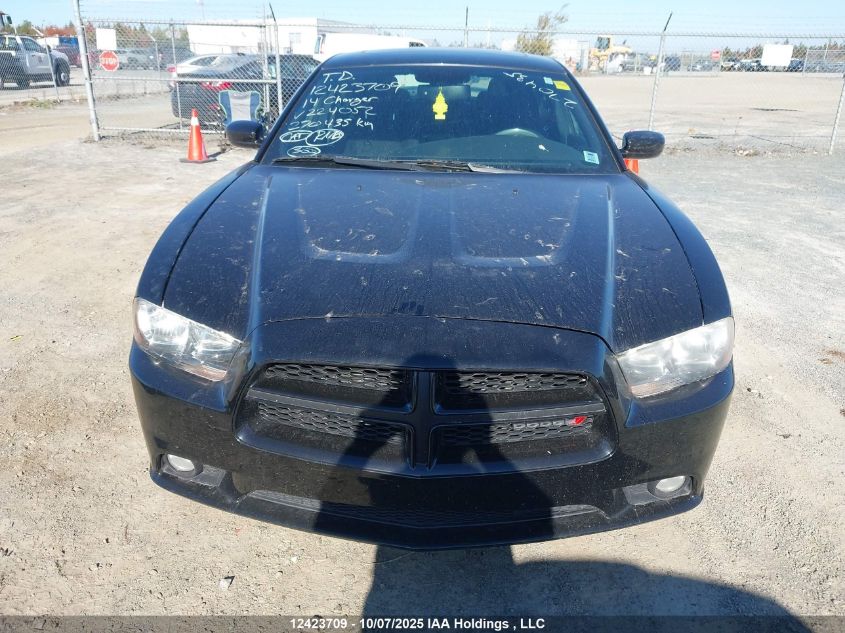 2014 Dodge Charger Sxt VIN: 2C3CDXJG1EH224052 Lot: 12423709