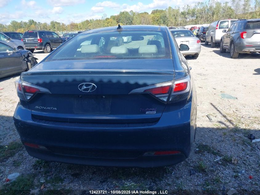 2016 Hyundai Sonata Hybrid/Limited VIN: KMHE34L14GA007798 Lot: 12423721