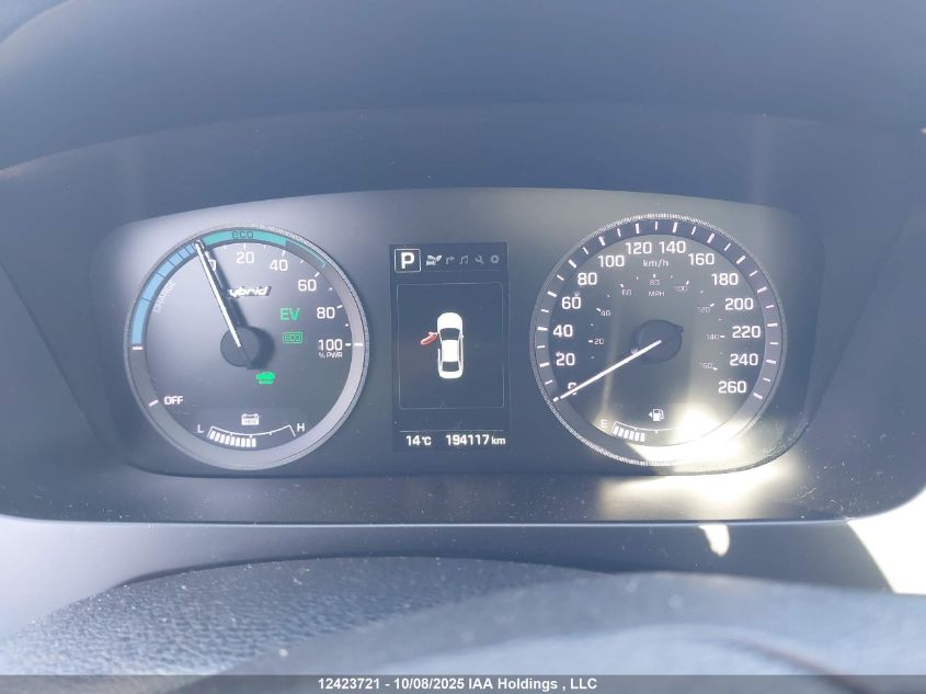 2016 Hyundai Sonata Hybrid/Limited VIN: KMHE34L14GA007798 Lot: 12423721