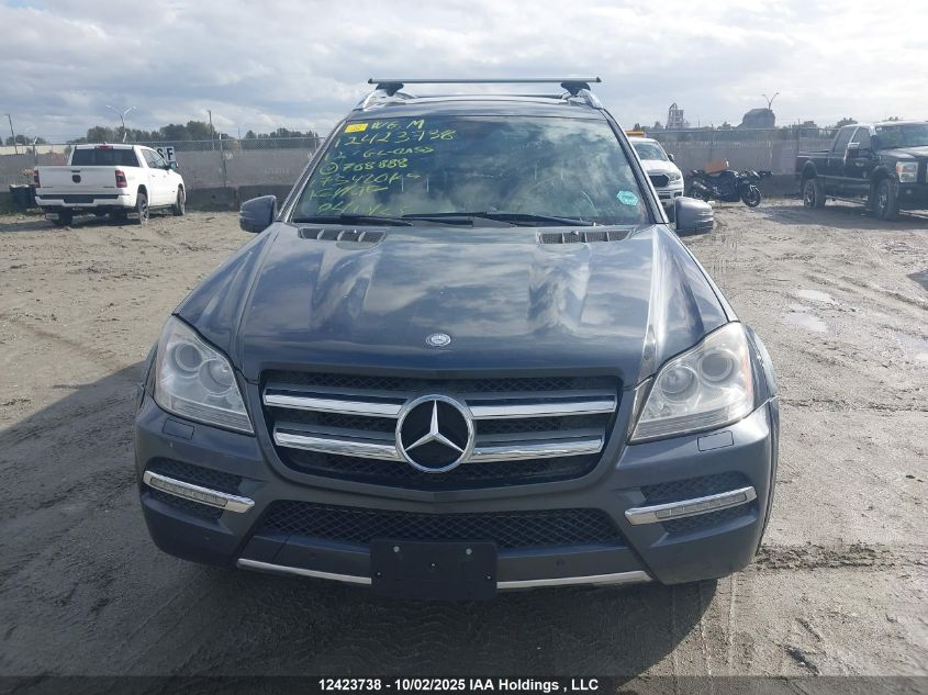 2012 Mercedes-Benz Gl-Class VIN: 4JGBF2FE9CA788888 Lot: 12423738